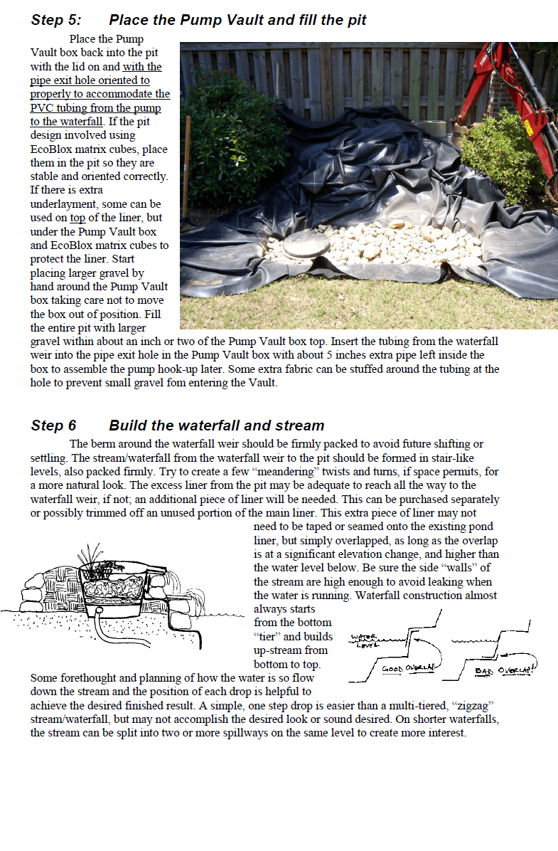 How To Construct A Pondless Waterfall | South Pleasantburg Nursery