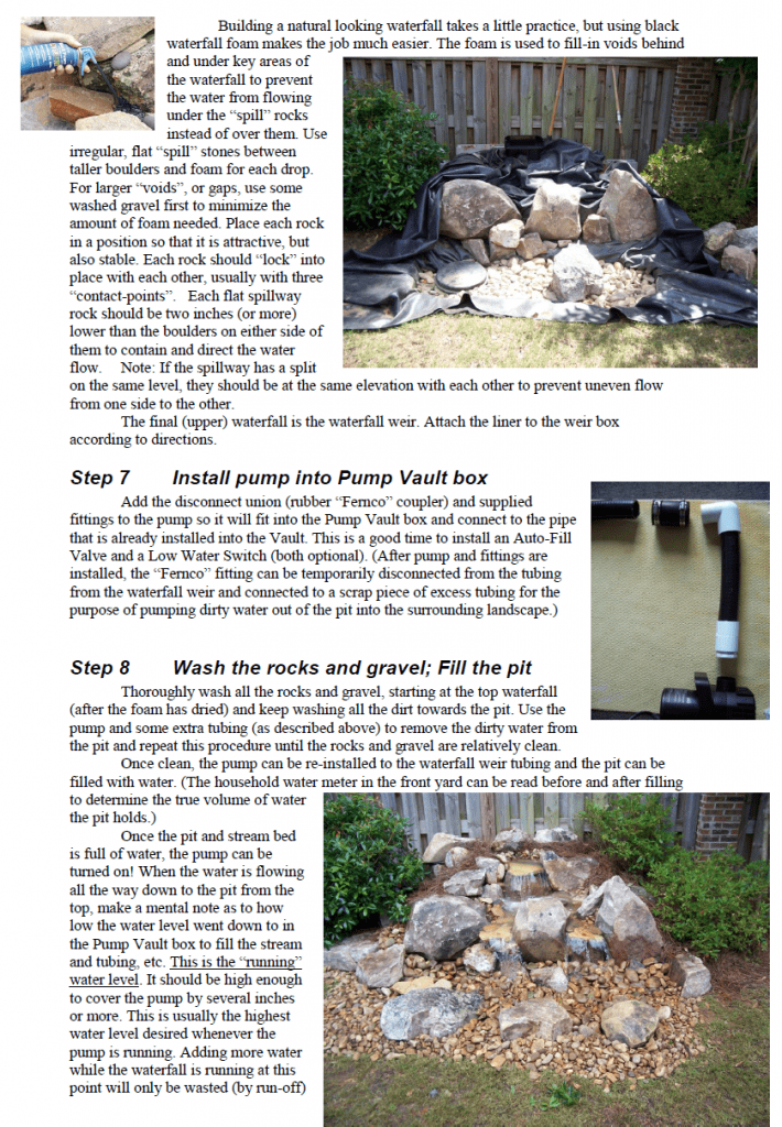 How To Construct A Pondless Waterfall | South Pleasantburg Nursery