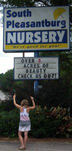 Of course not 100% of the 8 acres are locally sourced, but we try our hardest. You'd be surprised if you look around how much we find locally!