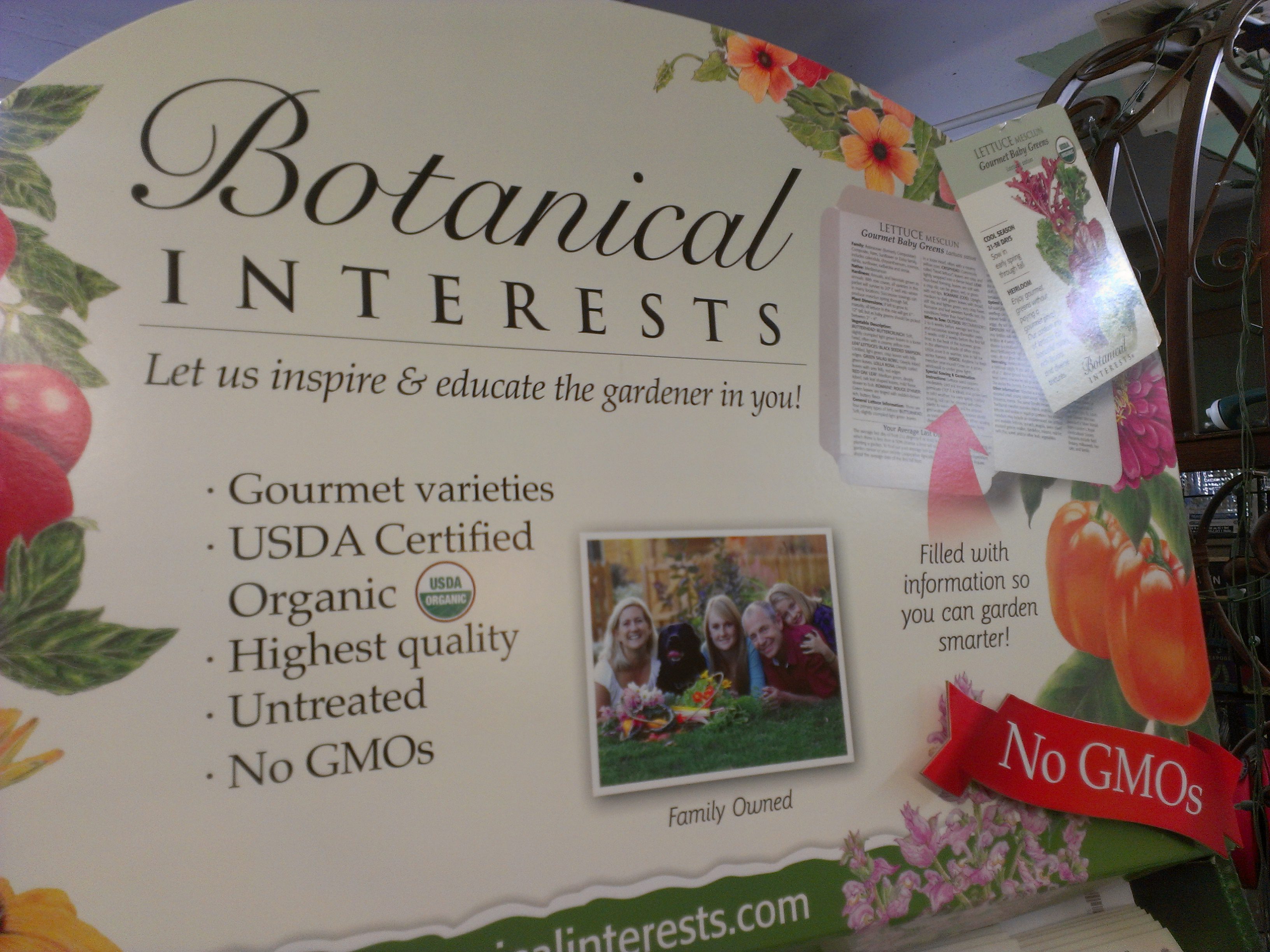 Organic and Heirloom Seeds Available!