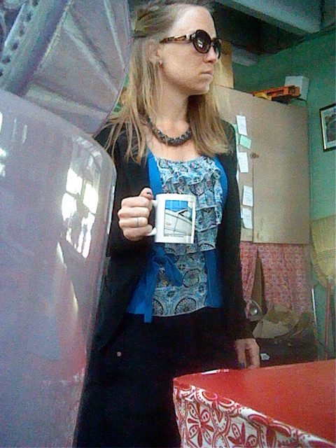 Coffee With The Roses